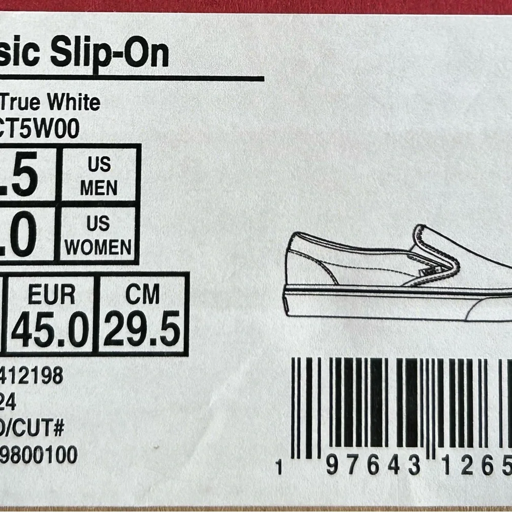 Vans classic slip